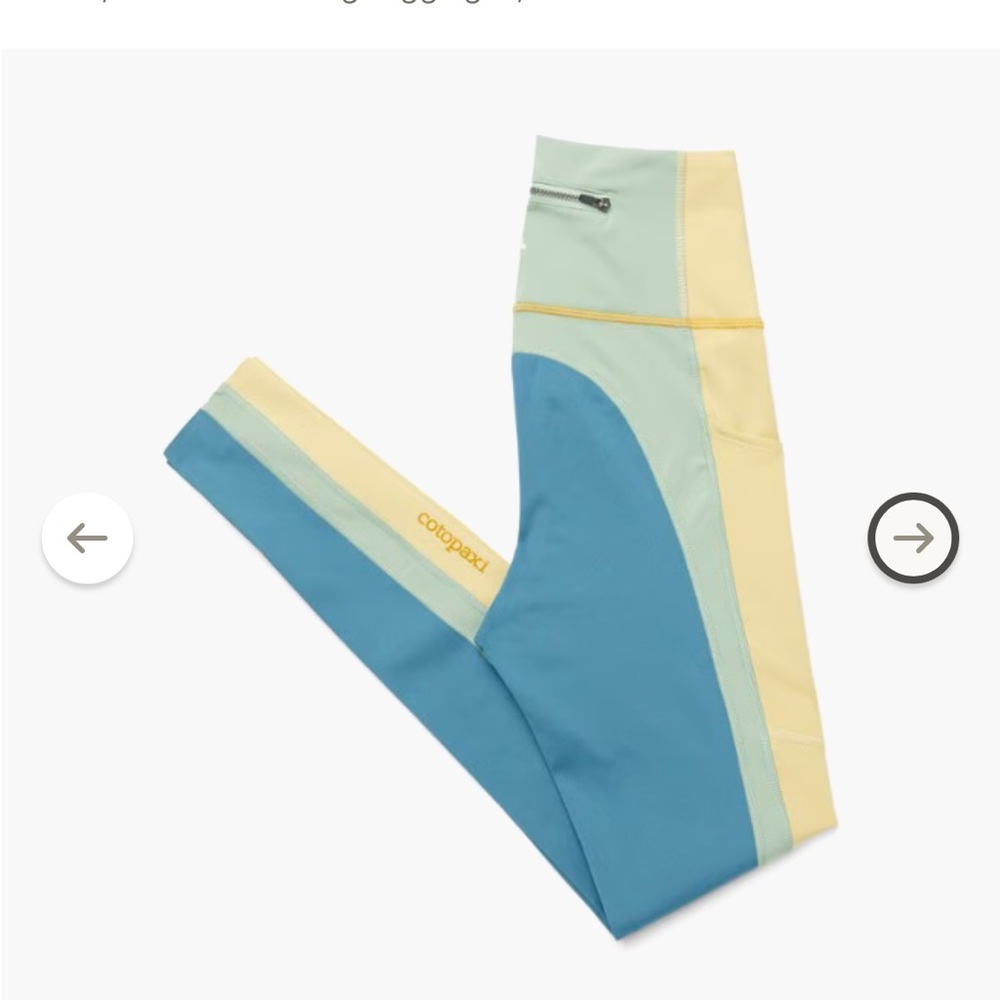 Women’s Cotopaxi hiking pocket leggings Roso rainbow medium